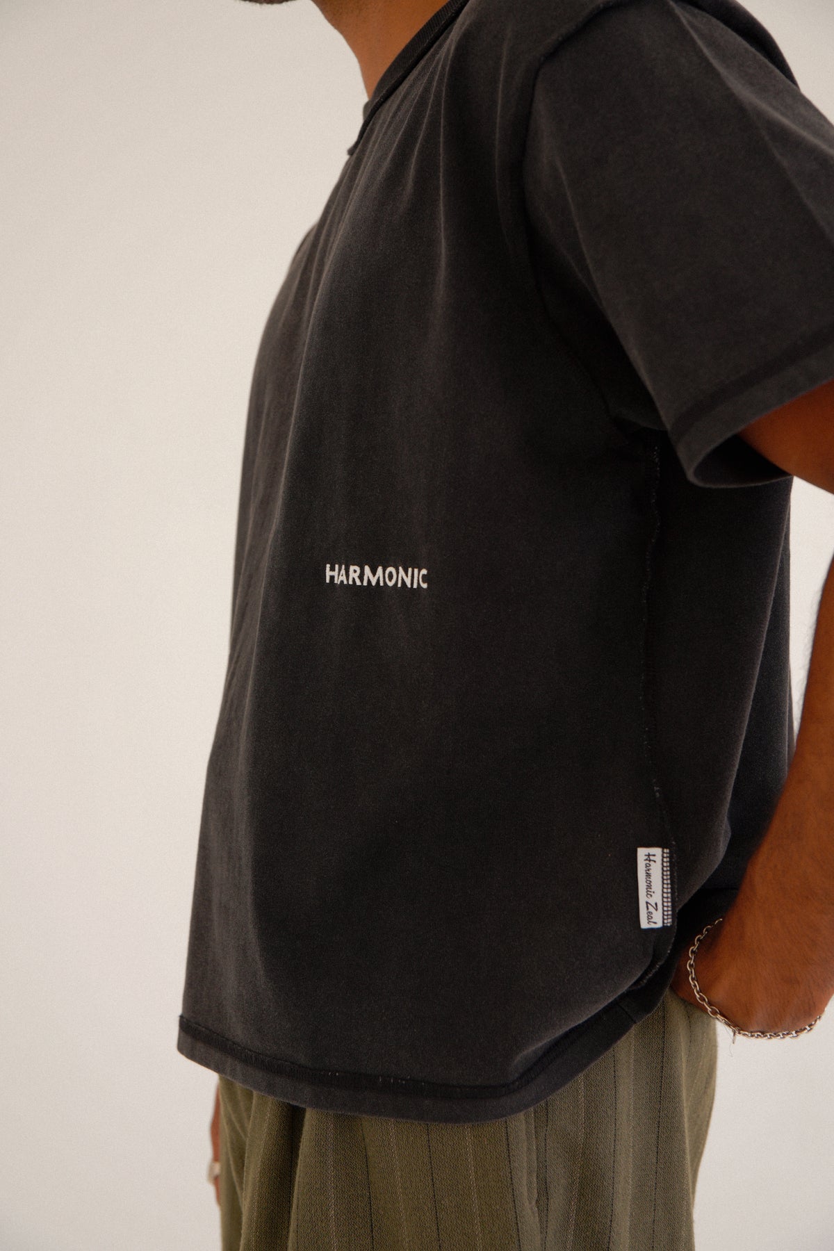 "Daily" Black Tee
