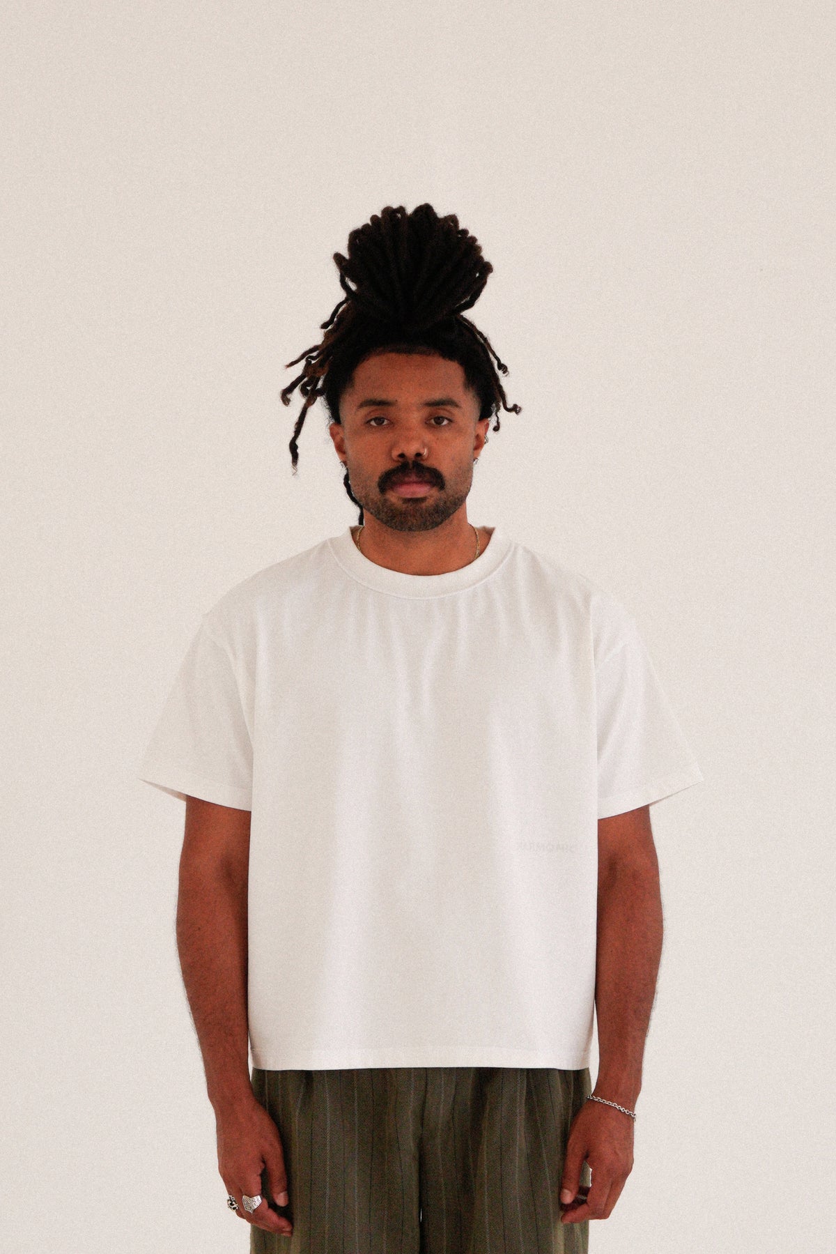 "Daily" White Tee