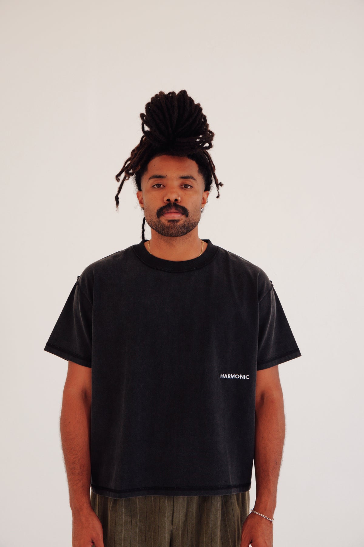 "Daily" Black Tee
